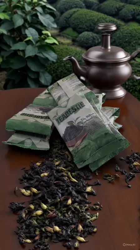 Teh hitam Sachet "Teabestea" 10gr (1sachet) | Efektif untuk pendamping program diet,  kebugaran, penderita diabetes, dll.